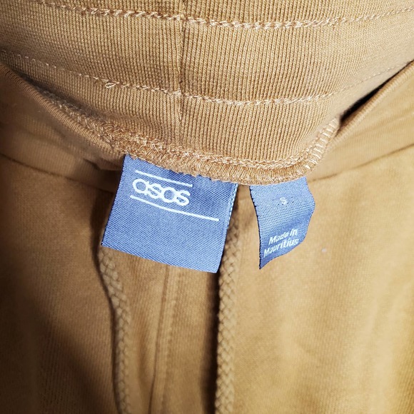 ASOS Mustard Yellow Long Sleeve Hoodie Pants Matching Set Sz S - Picture 9 of 10